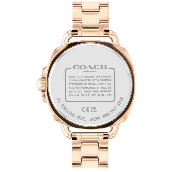 Coach Tatum Rose Gold Stainless Steel Rose Gold Dial Quartz Watch for Ladies - 14504168 - Image 3