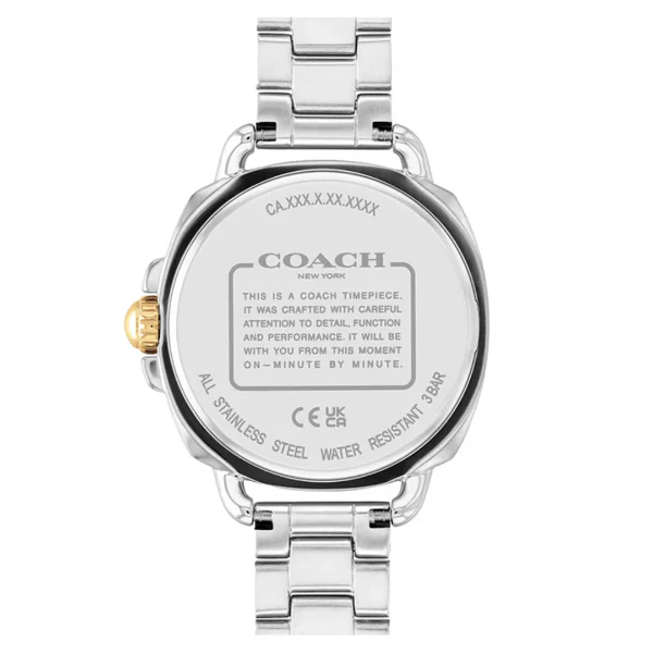 Coach Tatum Two-tone Stainless Steel Navy Blue Dial Quartz Watch for Ladies - 14504160 - Image 2