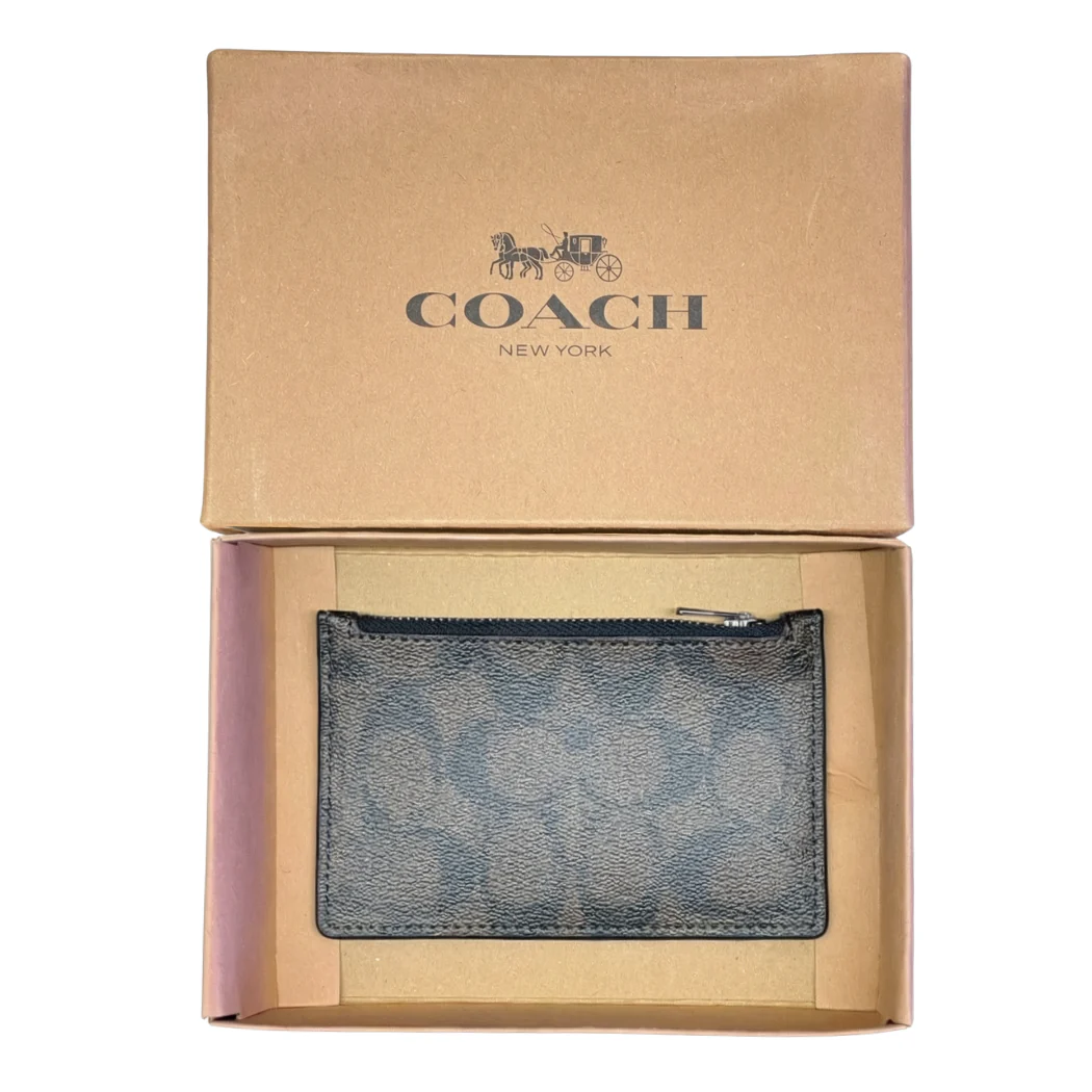 Coach Zip Card Case in Brown – C9995
