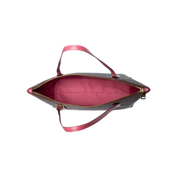 Coach Zip Top Tote Bag In Signature Dark Brown Canvas Leather With Horse And Sleigh - CN626 - Image 2