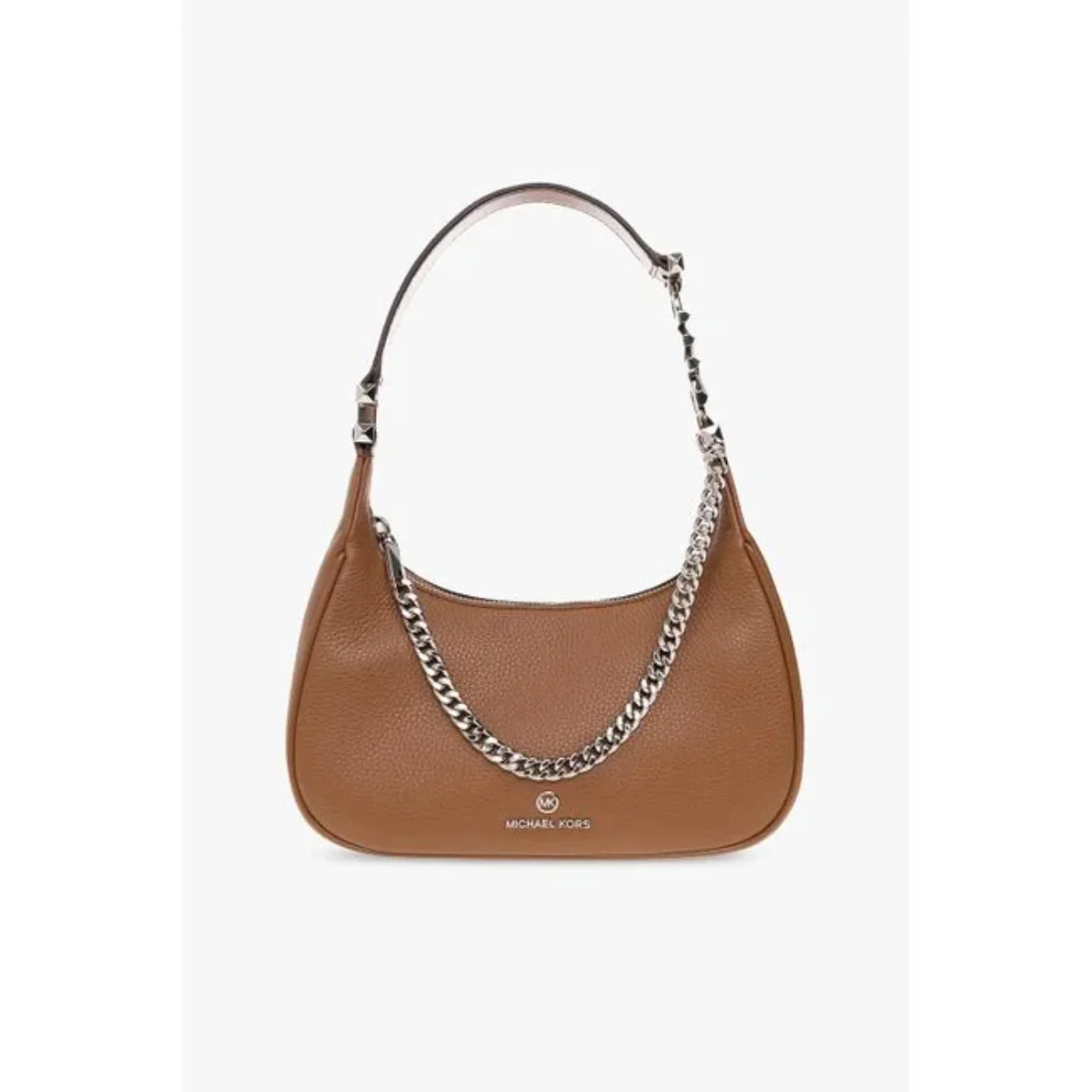 Michael Kors Piper Monogram Shoulder Bag In Brown/ Luggage - 32F2G91C1B