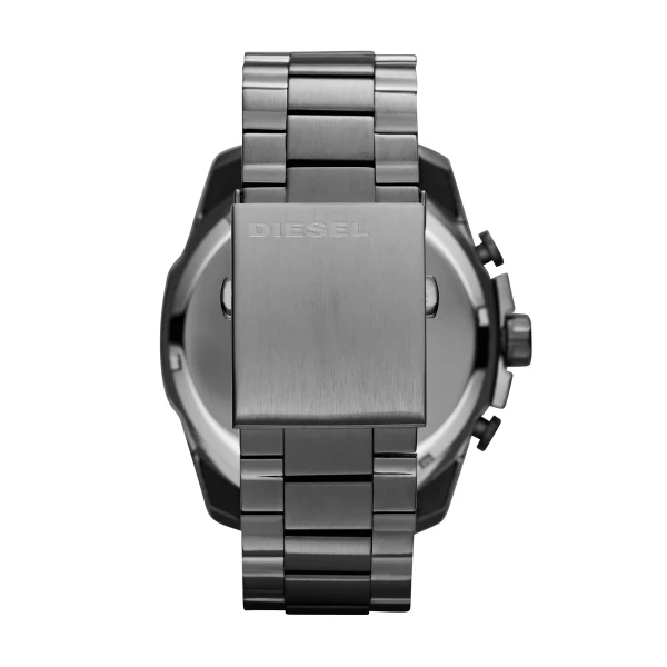 Diesel Black Stainless Steel Grey Dial Quartz Watch for Gents - DZ4282 - Image 3
