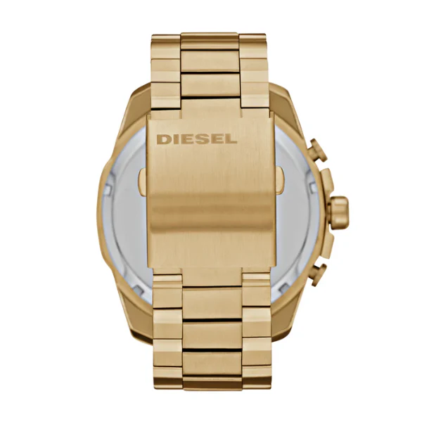 Diesel Gold Stainless Steel Gold Dial Quartz Watch for Gents - DZ4360 - Image 2