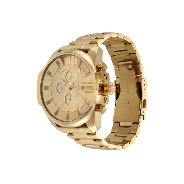 Diesel Gold Stainless Steel Gold Dial Quartz Watch for Gents - DZ4360 - Image 3