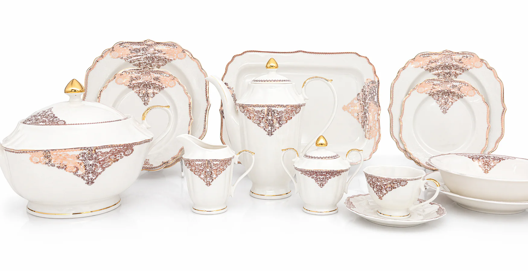 DINNER SET 61 PCS SANTA (B)