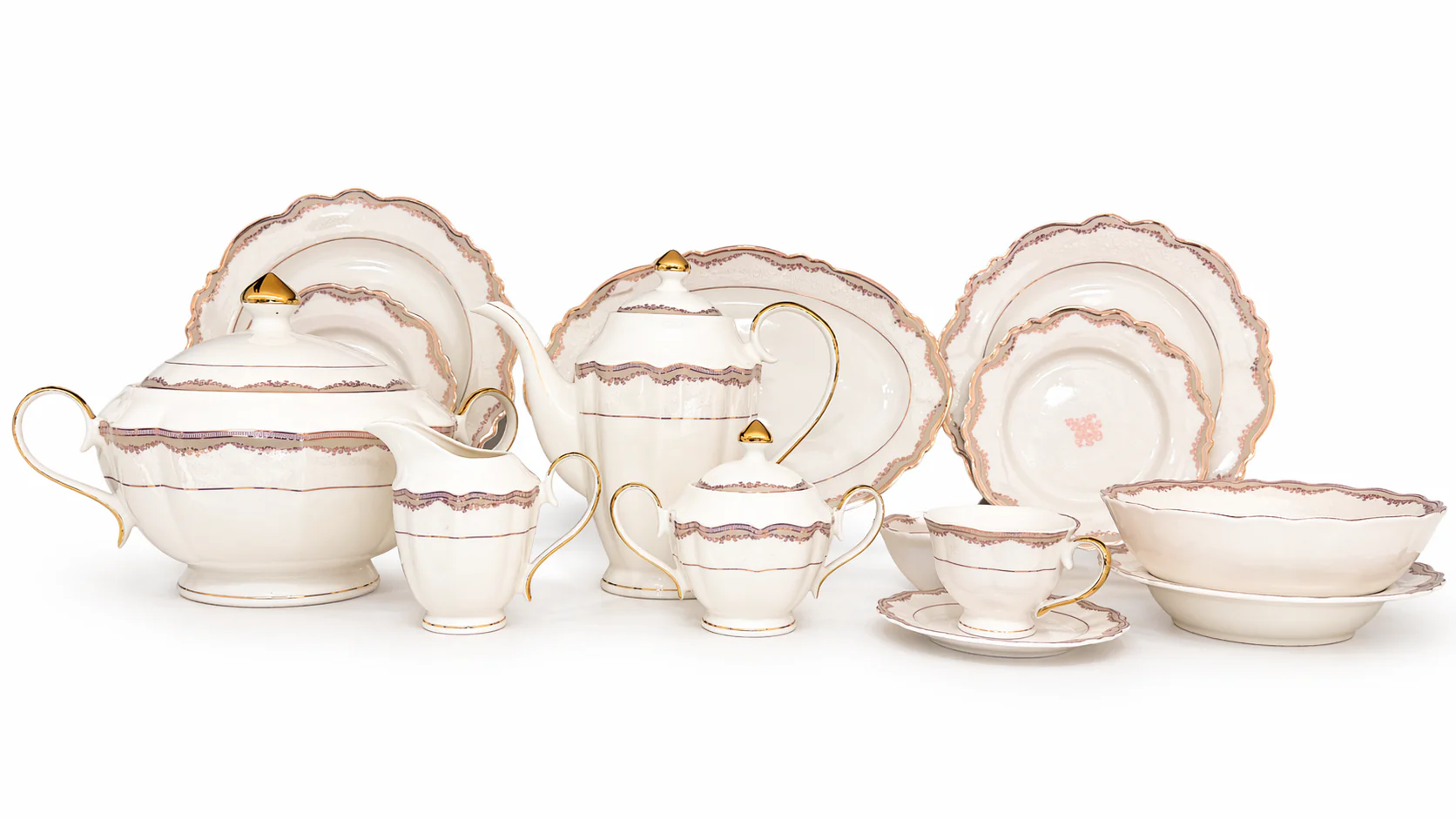 DINNER SET 61 PCS SANTA (D)