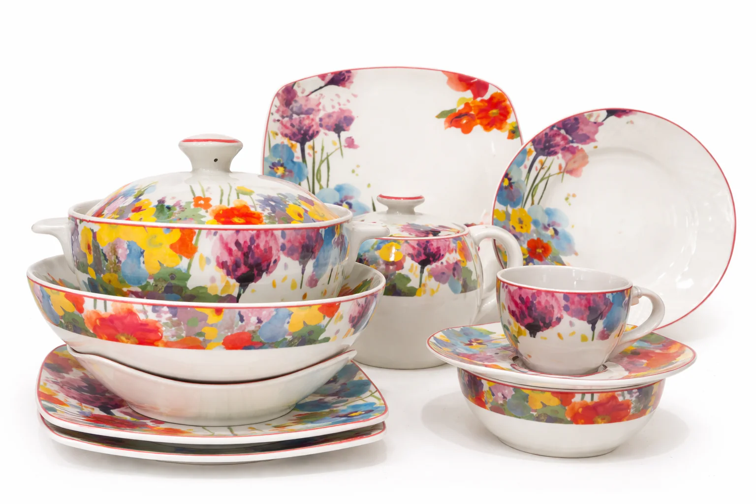 Dinner Set 85PCS DIVA WHITE HOUSE