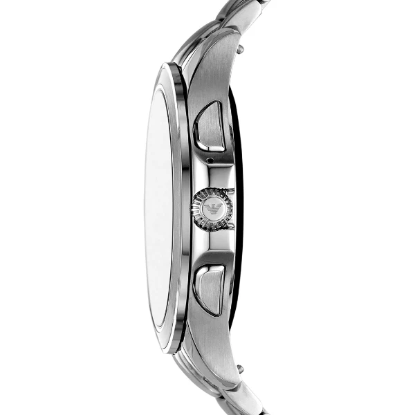 EMPORIO ARMANI Alberto Gen 4 Silver Stainless Steel Grey Dial Smartwatch for Gents - EMPORIO ARMANI ART 5010J - Image 2