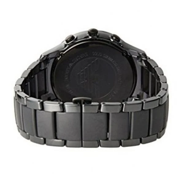 EMPORIO ARMANI Ceramica Black Ceramic Black Dial Chronograph Quartz Watch for Gents - EMPORIO ARMANI AR1451 - Image 2