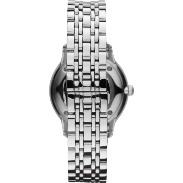 Emporio Armani Classic Silver Stainless Steel Mother Of Pearl Dial Quartz Watch for Ladies - AR1602 - Image 2