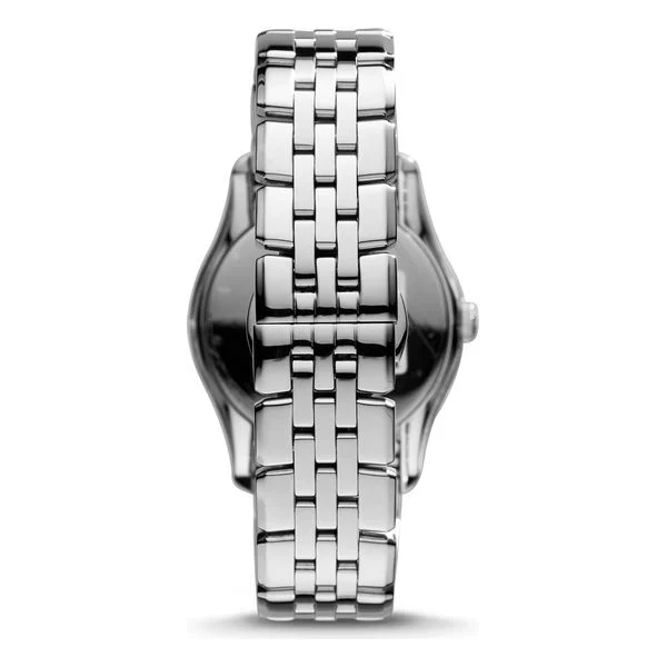EMPORIO ARMANI Classic Silver Stainless Steel Silver Dial Quartz Unisex Watch - AR1711 - Image 2