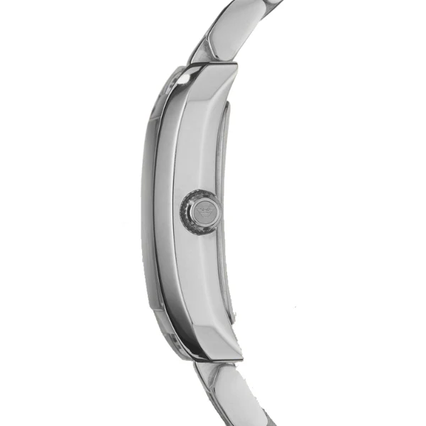 EMPORIO ARMANI Classic Silver Stainless Steel Silver Dial Quartz Watch for Ladies - AR0359 - Image 2