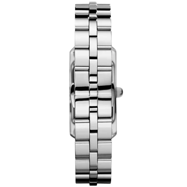 Emporio Armani Donna Silver Stainless Steel Mother Of Pearl Dial Quartz Watch for Ladies - AR3167 - Image 2
