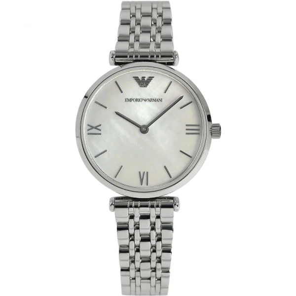 EMPORIO ARMANI Stainless Steel White DIal Quartz Watch For Ladies - AR-1682 - Image 2