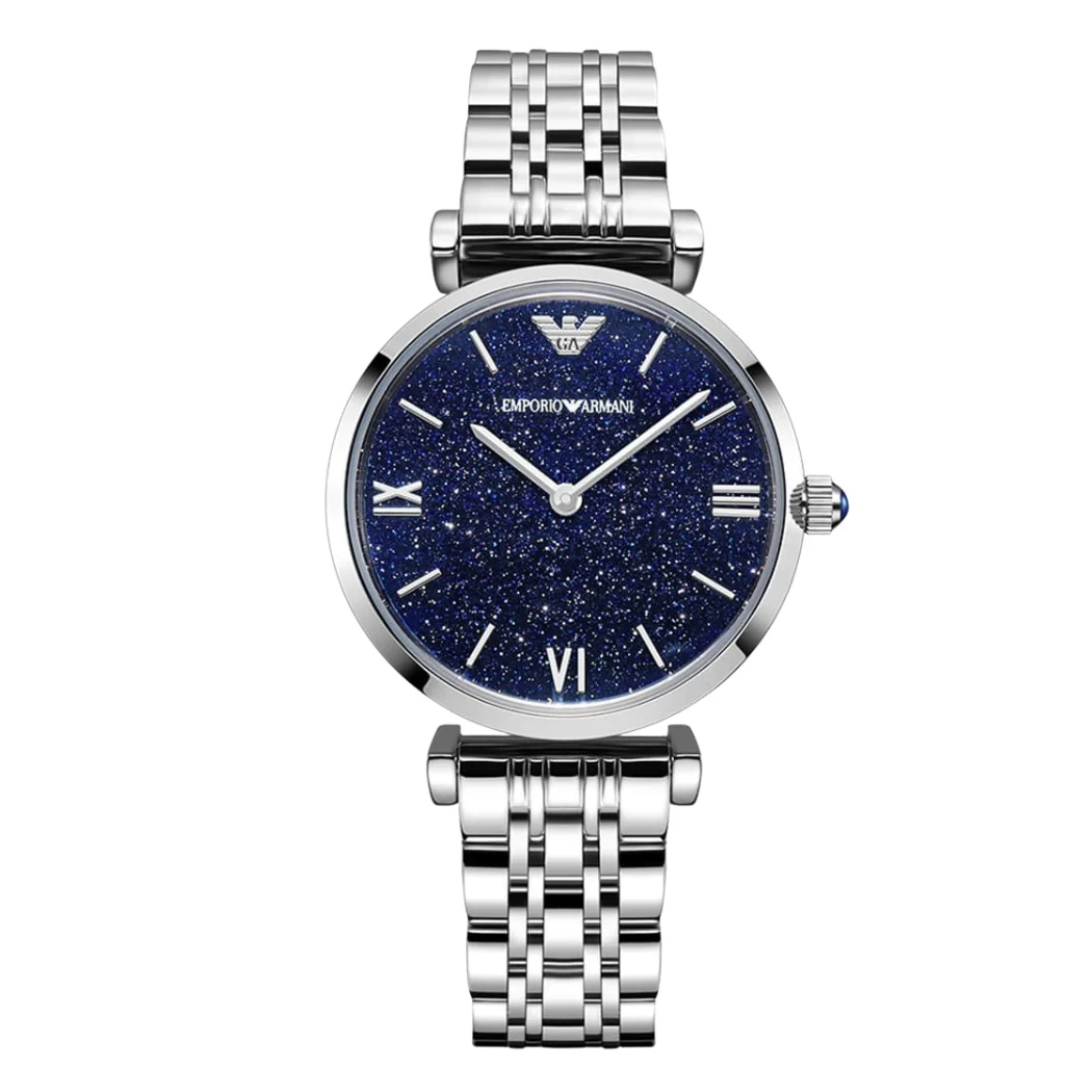 Emporio Armani Silver Stainless Steel Quartz Watch For Ladies - AR11091