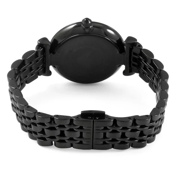 Emporio Armani Black Stainless Steel Black Dial Quartz Watch For Ladies - AR11245 - Image 2