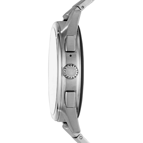 EMPORIO ARMANI Mateo Smartwatch Silver Stainless Steel Silver Dial Quartz Unisex Watch- Art5006 - Image 3