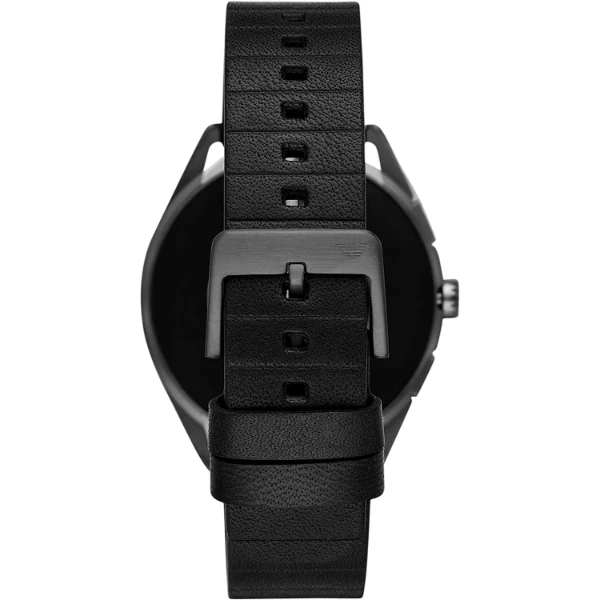 EMPORIO ARMANI Matteo Black Stainless Steel Black Dial Smartwatch for Gents - EMPORIO ARMANI ART 5007 - Image 4