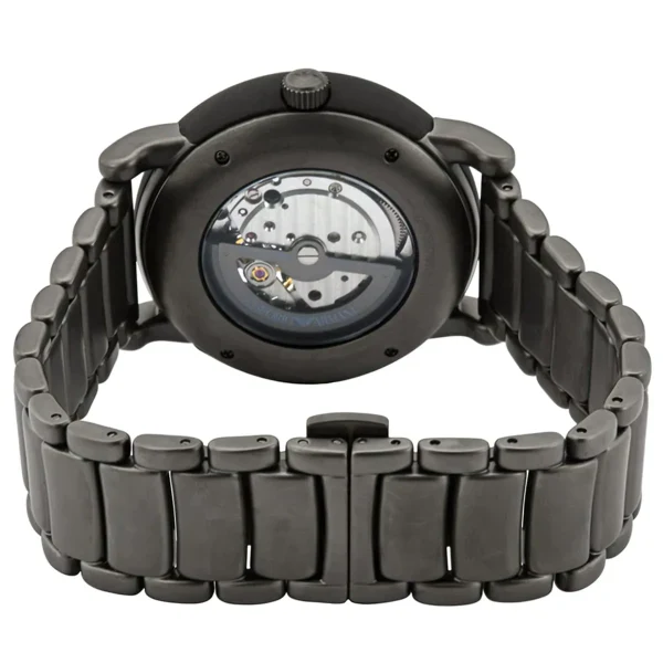 Emporio Armani Meccanico Black Stainless Steel Black Dial Automatic Watch for Gents - AR60010 - Image 2