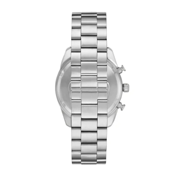 Emporio Armani Racer Silver Stainless Steel Silver Dial Chronograph Quartz Watch for Gents - AR11636 - Image 2