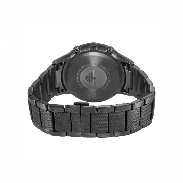 EMPORIO ARMANI Renato Gunmetal Stainless Steel Navy Blue Dial Chronograph Quartz Watch for Gents - EMPORIO ARMANI AR2505 - Image 2