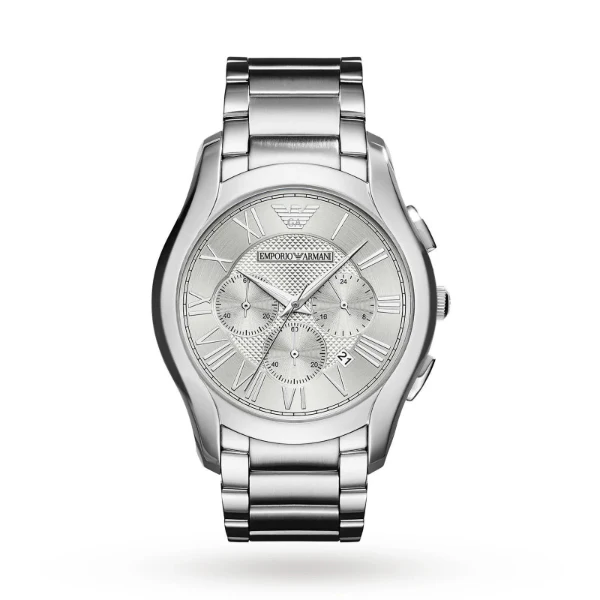 EMPORIO ARMANI Renato Silver Stainless Steel Silver Dial Chronograph Quartz Watch for Gents - AR11081