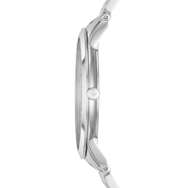 EMPORIO ARMANI Retro Silver Stainless Steel Silver Dial Quartz Watch for Ladies - AR2484 - Image 2