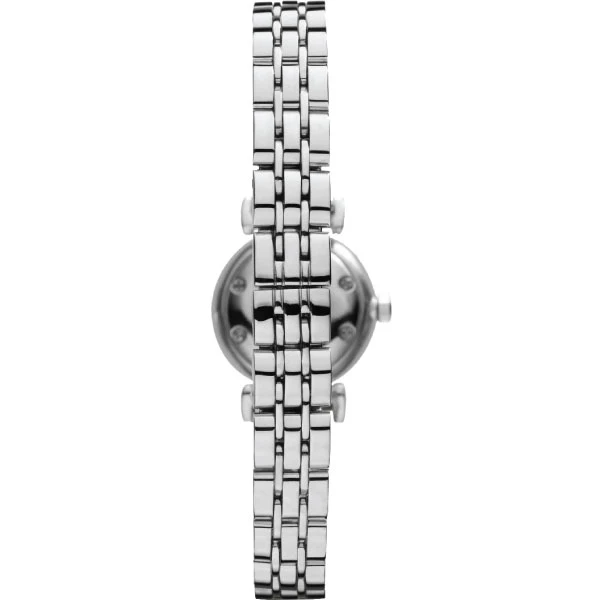 Emporio Armani Silver Stainless Steel Mother of pearl Dial Quartz Watch For Ladies - AR-1763 - Image 2