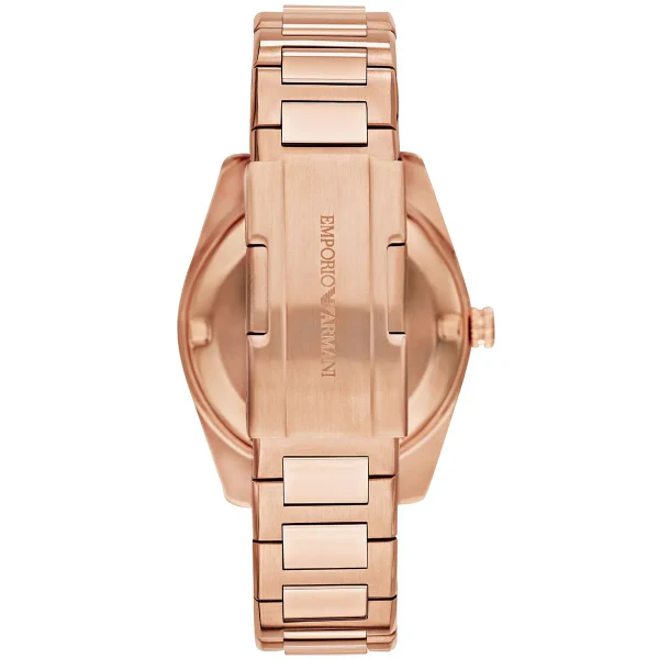 Emporio Armani Sportivo Rose Gold Stainless Steel Grey Dial Quartz Watch for Ladies - AR6020 - Image 4