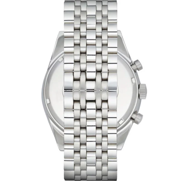 EMPORIO ARMANI Sportivo Silver Stainless Steel Blue Dial Chronograph Quartz Watch for Gents - AR6072 - Image 2
