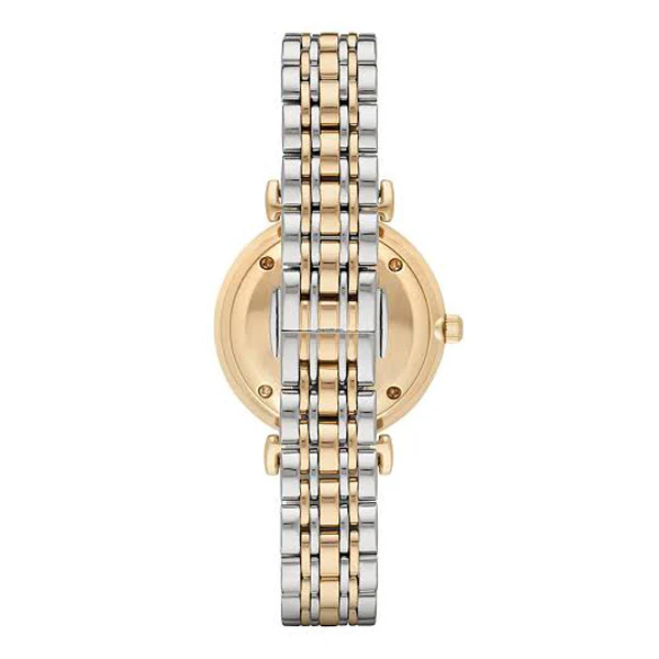 EMPORIO ARMANI White Dial Two-tone Stainless Steel Watch For Ladies - AR2076 - Image 2
