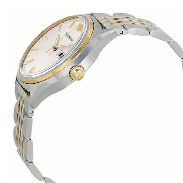 EMPORIO ARMANI Zeta Two-Tone Stainless Steel Cream Dial Quartz Watch for Gents - AR11034 - Image 2