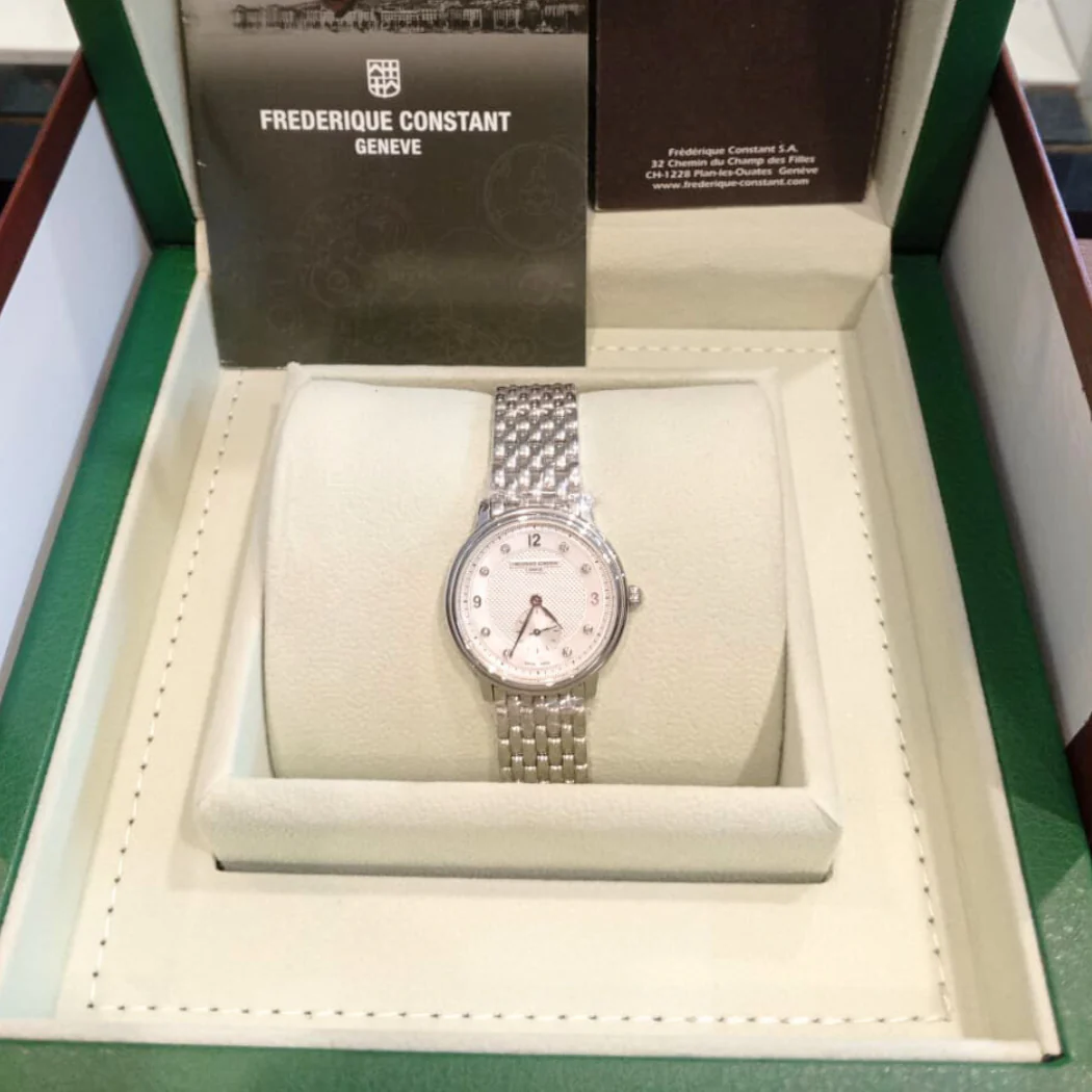 Epos Silver Stainless Steel Silver Dial Quartz Watch for Ladies - EPS-93519