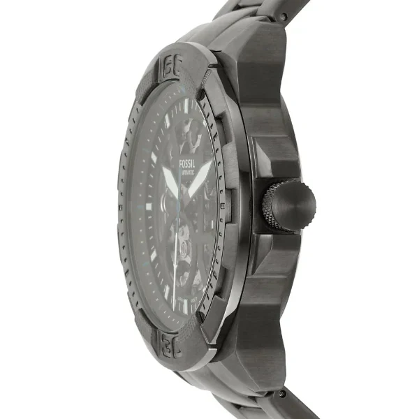 Fossil Bronson Grey Stainless Steel Grey Dial Automatic Watch for Gents - ME3218 - Image 2
