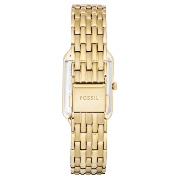 Fossil Raquel Gold Stainless Steel Silver Dial Quartz Watch for Ladies - ES5220 - Image 2