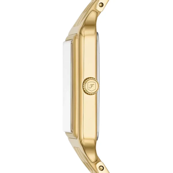 Fossil Raquel Gold Stainless Steel Silver Dial Quartz Watch for Ladies - ES5220 - Image 3