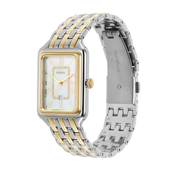 Fossil Raquel Two-tone Stainless Steel Mother Of Pearl Dial Quartz Watch for Ladies - ES5305 - Image 2