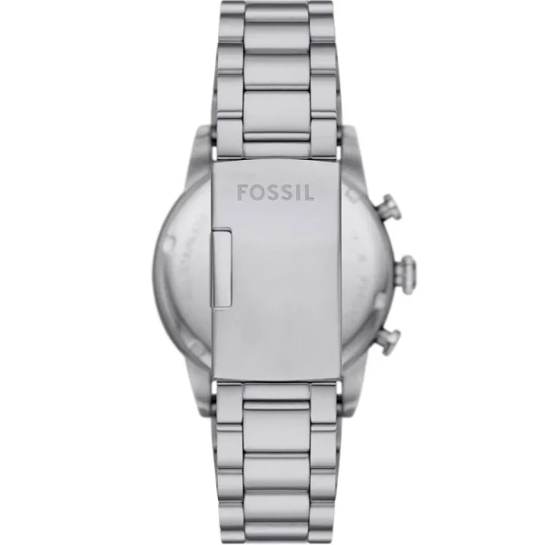 Fossil Sport Tourer Silver Stainless Steel Blue Dial Chronograph Quartz Watch for Gents - FS6047 - Image 2