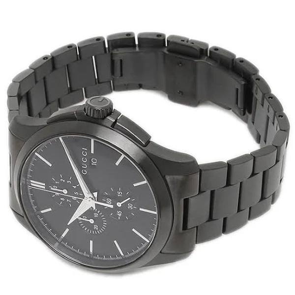 Gucci G Timeless Black Stainless Steel Black Dial Quartz Watch for Gents - YA126274 - Image 2