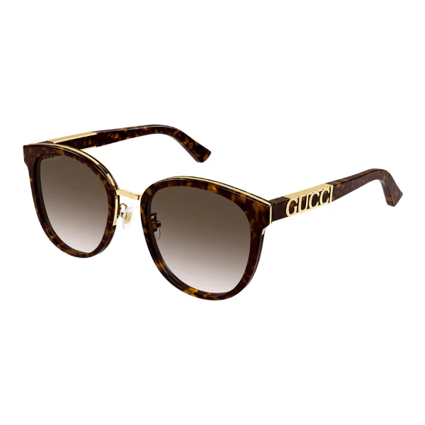 Gucci GG1190SK Aviator Sunglasses β Havana Frame / Brown Gradient β 56β21β150