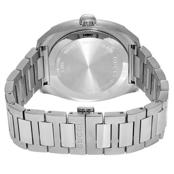 Gucci GG2570 Silver Stainless Steel Green Dial Quartz Watch for Gents - YA142313 - Image 3