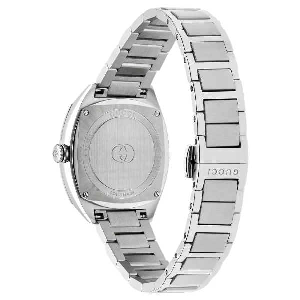 Gucci Interlocking Silver Stainless Steel Pink Dial Quartz Watch for Ladies - YA142511 - Image 2