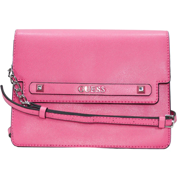 Guess Body Bag Pink Guess Leather Handbag