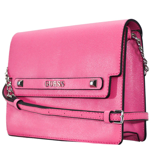 Guess Body Bag Pink Guess Leather Handbag - Image 3