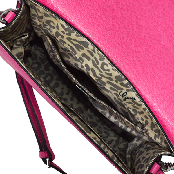 Guess Body Bag Pink Guess Leather Handbag - Image 4