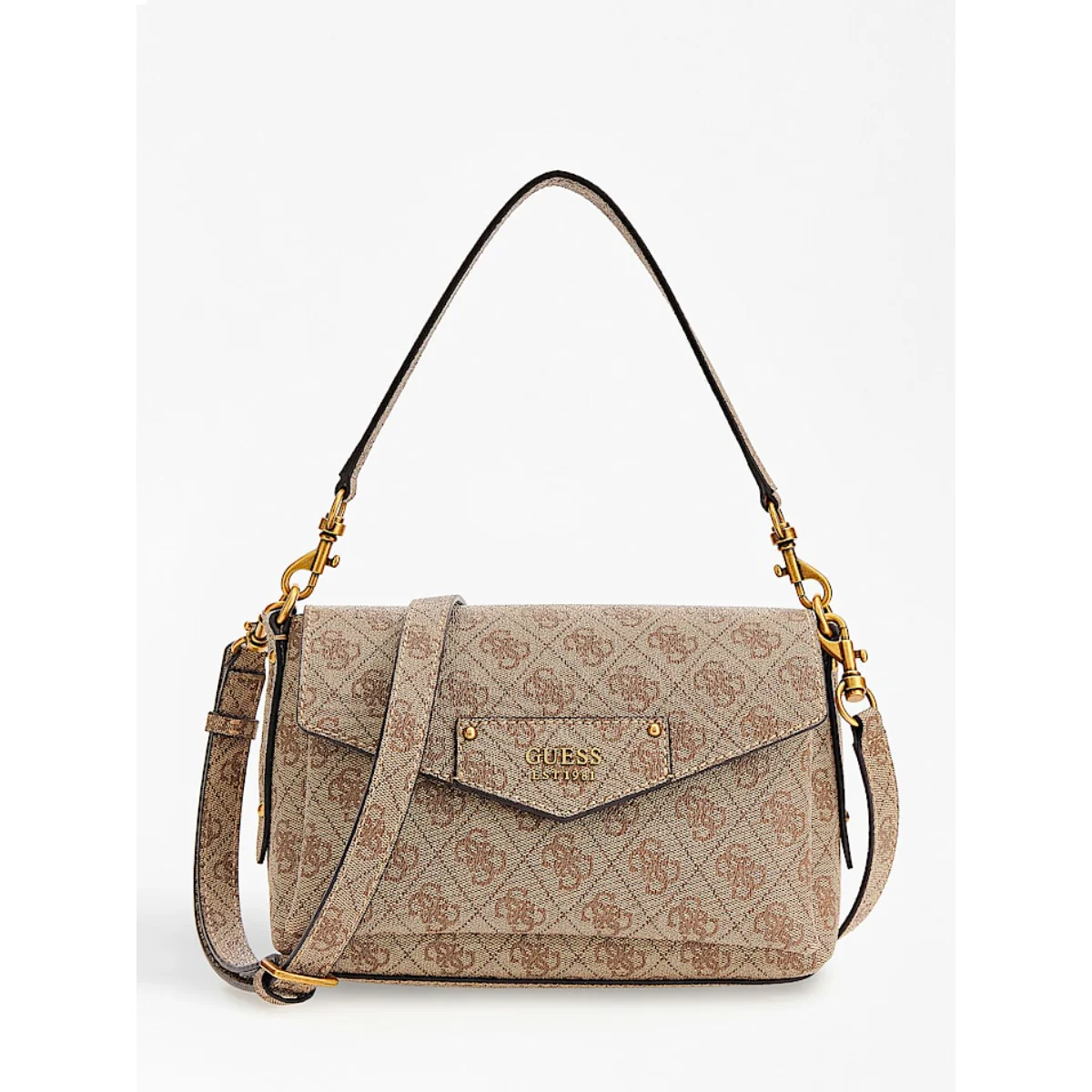 Guess Brenton Synthetic Crossbody Bag In White - HWESB8-39019