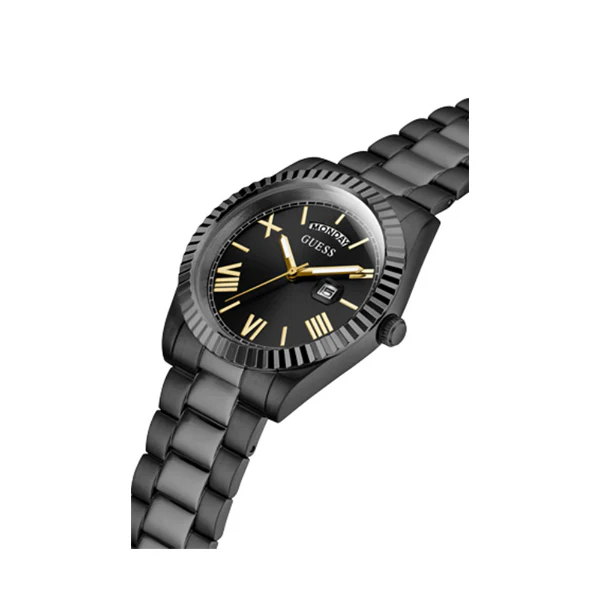 Guess Connoisseur Black Stainless Steel Black Dial Quartz Watch for Gents - GW0265G4 - Image 2
