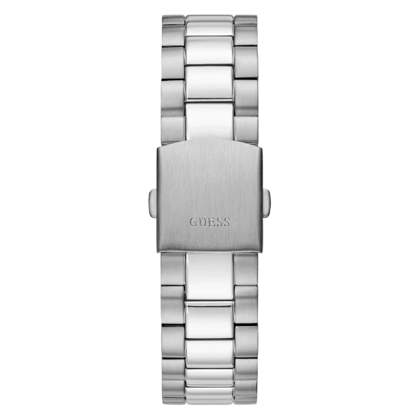 Guess Connoisseur Silver Stainless Steel Blue Dial Quartz Watch for Gents - GW0265G7 - Image 3