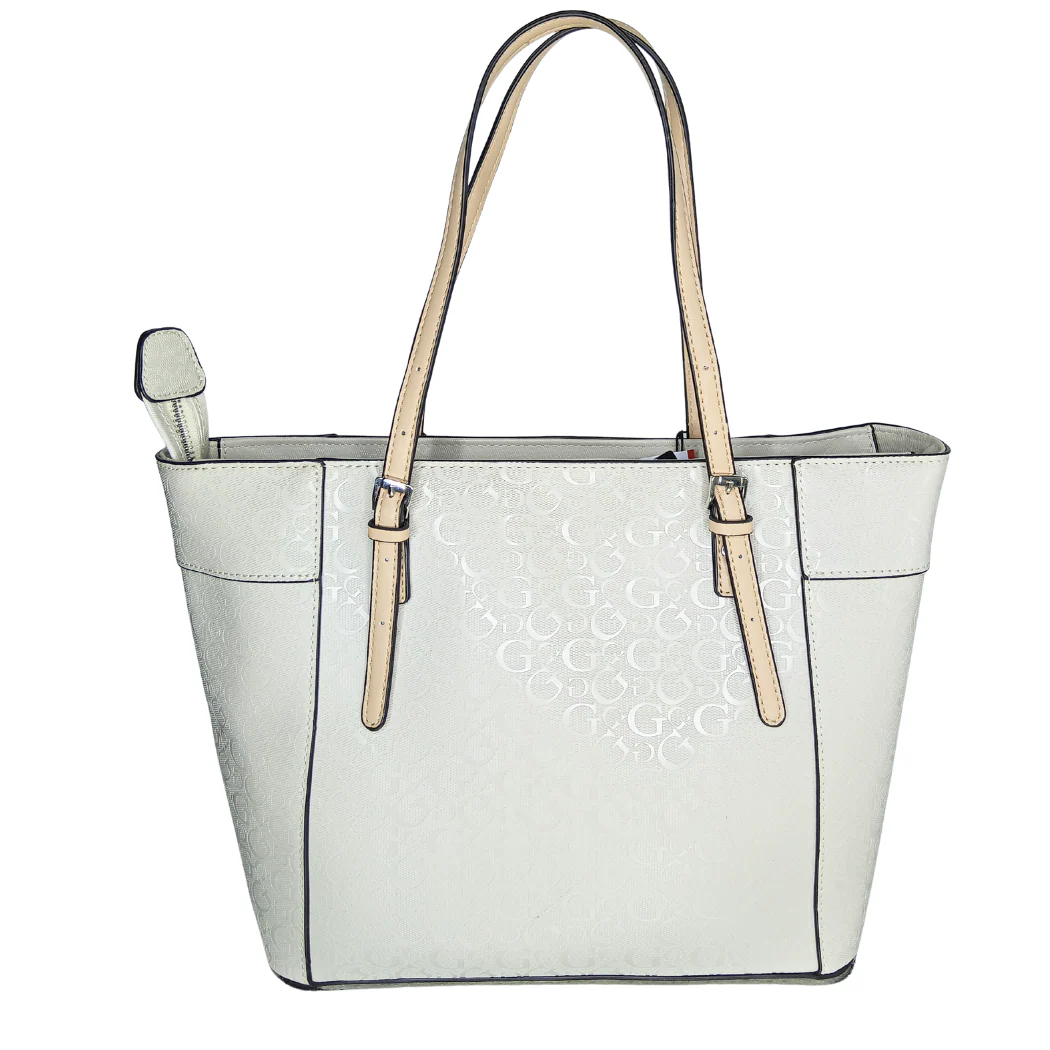 GUESS Delaney Large Tote – Beige | Spacious & Chic Shopper - Image 2