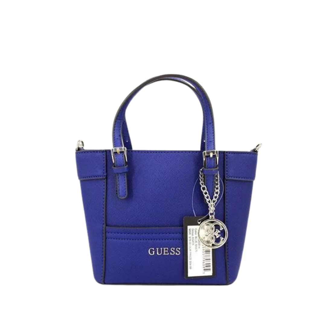 GUESS Delaney Mini Tote β Blue | Chic & Compact β VY669305